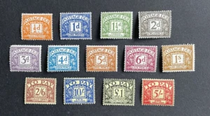 GB QE II, 1959-63, SG D56-68 Postage due, Fine Mint, LMM - Picture 1 of 2