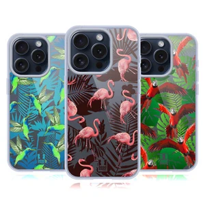 HEAD CASE DESIGNS TROPICAL FLORA AND FAUNA SOFT GEL CASE FOR APPLE iPHONE PHONES - Picture 1 of 10