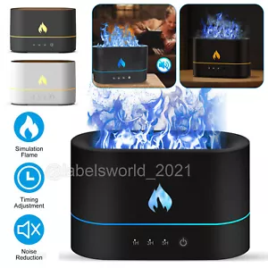 250ML Aroma Humidifier Essential Oil Diffuser 3D Flame Mist Air Home Decor US - Picture 1 of 13