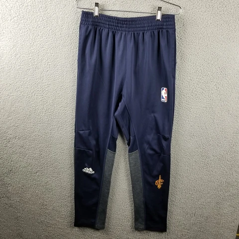 Cleveland Cavaliers Pants Mens Medium Blue Warm Up Cover