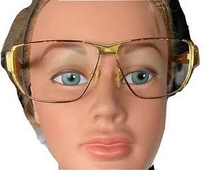 Vintage Laura Biagiotti Sunglass Frames T608/S Gold Frame Made Italy 60-18-135 - Picture 1 of 15