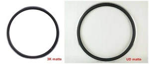 Llanta de aleación de carbono freno pista 700C 38 mm sujetador 23 mm de ancho freno en V llanta de bicicleta de carretera - Imagen 1 de 5