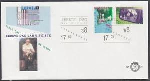 Olanda Scott 729-30 FDC - 1988 Emissione Europa - Foto 1 di 1