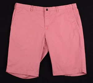 Bermuda Sleek Garment Dyed Nantucket Red Cotton FLAT FRONT Casual Shorts US 38 - Picture 1 of 11
