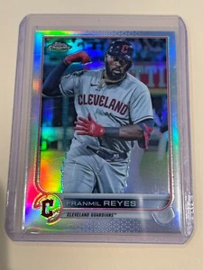 Franmil Reyes 2022 Topps Chrome Refractor Cleveland Guardians  - Picture 1 of 2