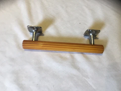 art deco bakelite phenolic door handle amber colour Cover
