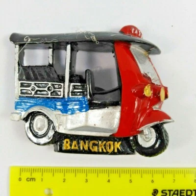 Tuk Tuk Thailand Taxi Tricycle Magnets Handmade Fridge Gift Souvenir Mini Tools - Image 1 of 4