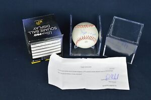 Jay Bell 2001 WS Champs Diamondbacks Autographed Baseball No COA Display Box
