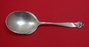 Orchid Elegance by Wallace Sterling Silver Berry Spoon 9" - Picture 1 of 1