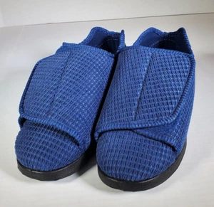 Silverts Adaptive Diabetikerschuhe rutschfest Herren Größe 8 blau neu ohne Etikett - Bild 1 von 3