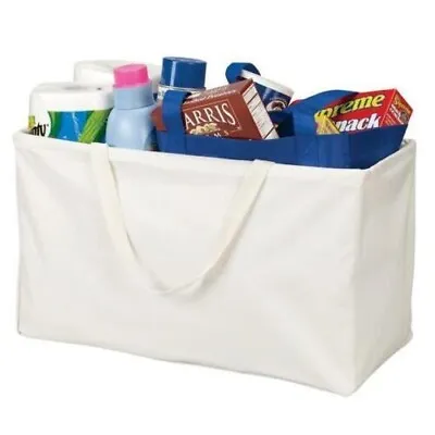 Whitney Design Canvas Collapsible Krush Container 13'' H X 22'' W X 11'' D White • 19.68$