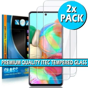 Samsung phone A10 A12 A13 4G A22 A32 A33 A53 5G TEMPERED GLASS SCREEN PROTECTOR - Picture 1 of 2