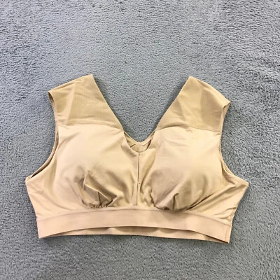 Tommie Copper Shoulder Support Bra Womens 3XL XXXL Beige Pullover Casual 43543 - Image 1 of 4