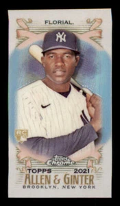 2021 Topps Allen and Ginter Chrome Mini #268 Estevan Florial RC (ref Y02094) - Picture 1 of 2