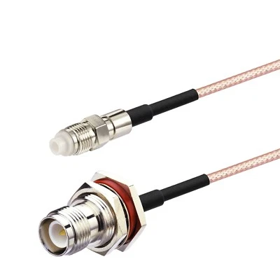 RP-TNC female male pin to FME female jack RF pigtail Cable RG316 15cm for wifi - Image 1 of 3