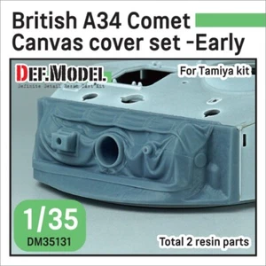 DEF Model DM35131 , British A34 Comet Canvas Cover set- Early (for Tamiya), 1/35 - Picture 1 of 10