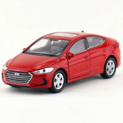 1:36 Hyundai Elantra Modelo Coche Diecast Coches de Juguete Juguetes para Niños Niños Regalos Rojo Foto 1 de 4