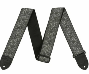 New Tracolla Fender - Jacquard - Metallico Argento Vine - 0990619002 - - Foto 1 di 4