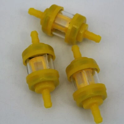 3pcs Fit for Kawasaki Pit Dirt Bike Motorcycle Round Plastic Gas Fuel Filter - Image 1 of 4