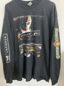 Manhunt Playstation 2 Promo Gamecrazy Long Sleeve T-Shirt Unbranded Rare - Picture 1 of 5