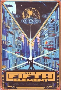 Das fünfte Element Sci-Fi Filmklassiker Blechschild - Bild 1 von 1