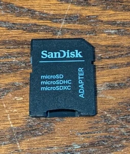 2 SanDisk microSD microSDHC microSDXC Adapters - Picture 1 of 1