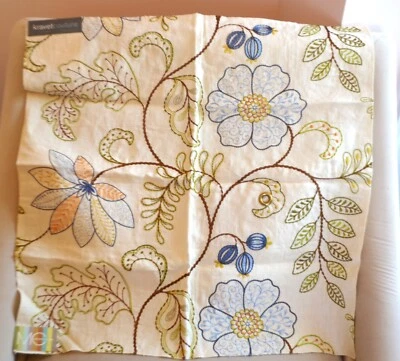 Kravet Couture Modern Color  Fabric Remnant Hanging Garden in Quince 23"x 24" - Image 1 of 4
