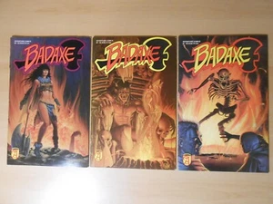 Badaxe #1 #2 #3 (Adventure Comics, 1989) Paul O'Conner - Foust Covers VF/VF+ - Picture 1 of 8