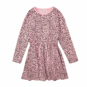 Mädchenkleid Tiermotiv Baumwolle Jersey Alter 3,4,5,6,7,8,9,10,11,12,13 Jahre - Bild 1 von 1
