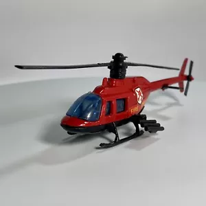 Pioneer Fire Department Helicopter Single Blade 1:64 Diecast w/ Missile Launcher - Picture 1 of 12