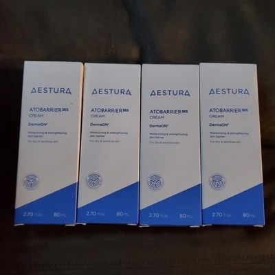 Paquete de 4 cremas AESTURA AtoBarrier365 80 ml CUIDADO FACIAL PIEL ENVÍO GRATUITO CADUCIDAD 23/12/27 nuevas - Imagen 1 de 3