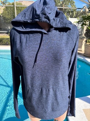 Outdoor Voices Blue Hoodie Jacket womens size L Large - Image 1 of 4