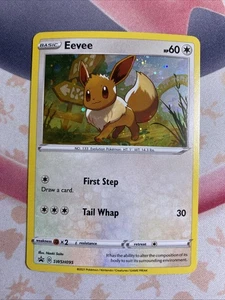 Pokémon Eevee SWSH095 Black Star Promo Holo Sword Shield 2021 TCG Card ENG - Picture 1 of 3