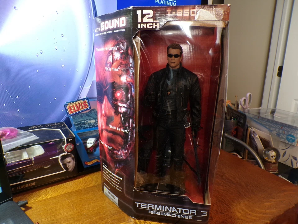 McFarlane Toys 2003 Terminator 3 Rise of The Machines T-850 12 Inch Figure MISB