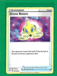 Pokémon TCG SWSH Vivid Voltage Drone Rotom #151/185 Regular Uncommon - Picture 1 of 2