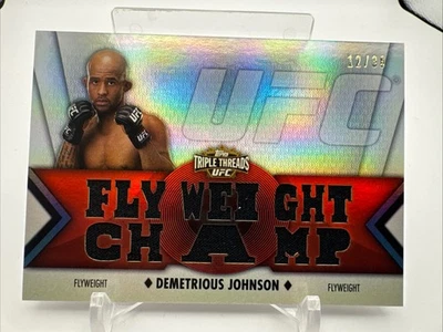 Demetrious Johnson 2013 Triple Threads Relic 12/36 UFC - 1647 - Image 1 of 2