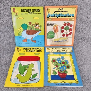 Lot of 4 Teacher Created Material TCM Primary Early Childhood Home Schooling Vtg - Picture 1 of 22