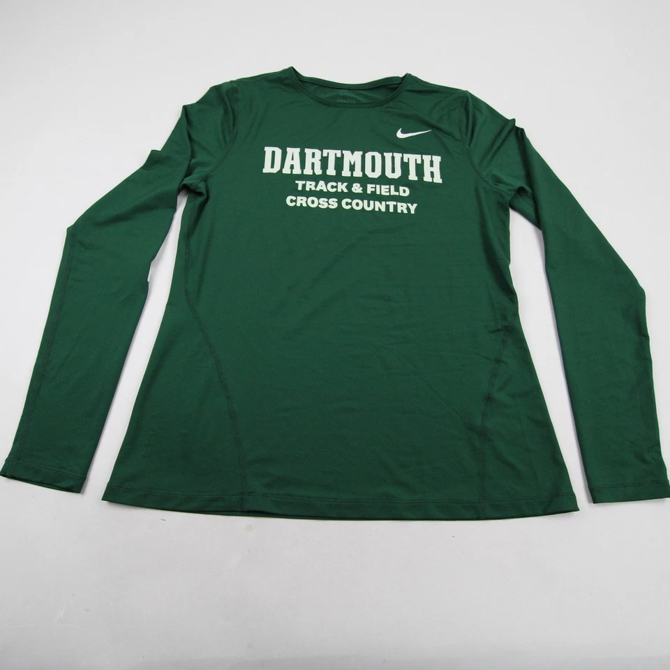 Dartmouth Big Green Nike Pro Dri-Fit Long Sleeve Shirt Women's Green New - Image 1 of 1