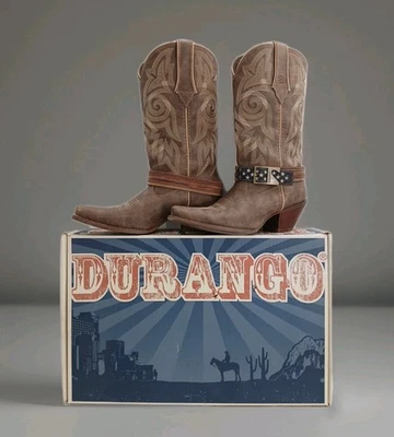 Crush™ by Durango® 女式乡村西部靴 DRDO208 8 中号美国国旗 — 第 1/4 张图片