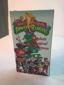 Mighty Morphin POWER RANGERS Alpha's Magical Christmas VHS 1994 90's love! - Picture 1 of 7