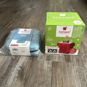 Tonies Starter Set Toniebox Audio Cocomelon JJ Red w/ Tonies Carrying Case NEW! - Picture 1 of 8