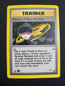 Minion of Team Rocket 113/132 Gym Heroes (1st Edition) - Bild 1 von 2