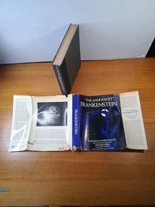 The Annotated Frankenstein Mary Shelley, Huyette & Wolf 1977 HCDJ 1st Edition - Picture 1 of 24