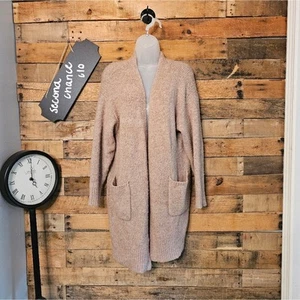 Wishlist Women's Dusty Rose Open Long Knitted cardigan Size S/M - Picture 1 of 13