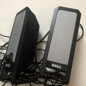 Haut-parleurs pour ordinateur Dell A225. Alimenté par USB. - Photo 1/7