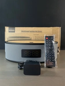 Altavoz Radio Reloj Bluetooth KEiiD con Doble Alarma, Diseño Estético, Incorporado - Imagen 1 de 8