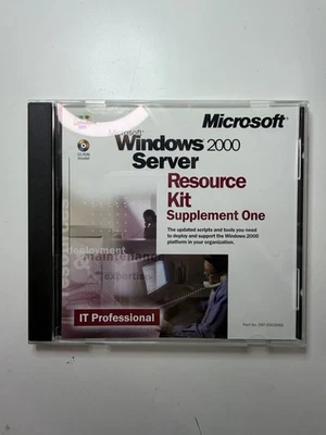 Kit de recursos de servidor Microsoft Windows 2000 suplemento un CD (2000) Foto 1 de 3