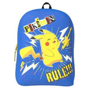 Pokemon Pikachu Mochila Niños Bolso Escolar 30CM - Imagen 1 de 4