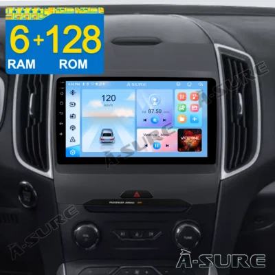 8 Core 6+128GB Android 14 Autoradio BT Ford Edge 2016-2020 S-Max MK2 2015-2022 - Bild 1 von 4