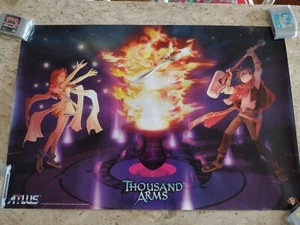 Original seltenes Poster Tausend Arme von Atlus RPG für die PS1 PlayStation 1 PsOne - Bild 1 von 7